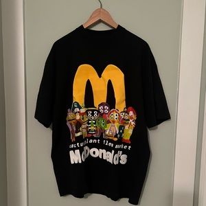 Cactus Plant Flea Market X McDonald’s Cactus Buddy and Friends Black T-shirt XL